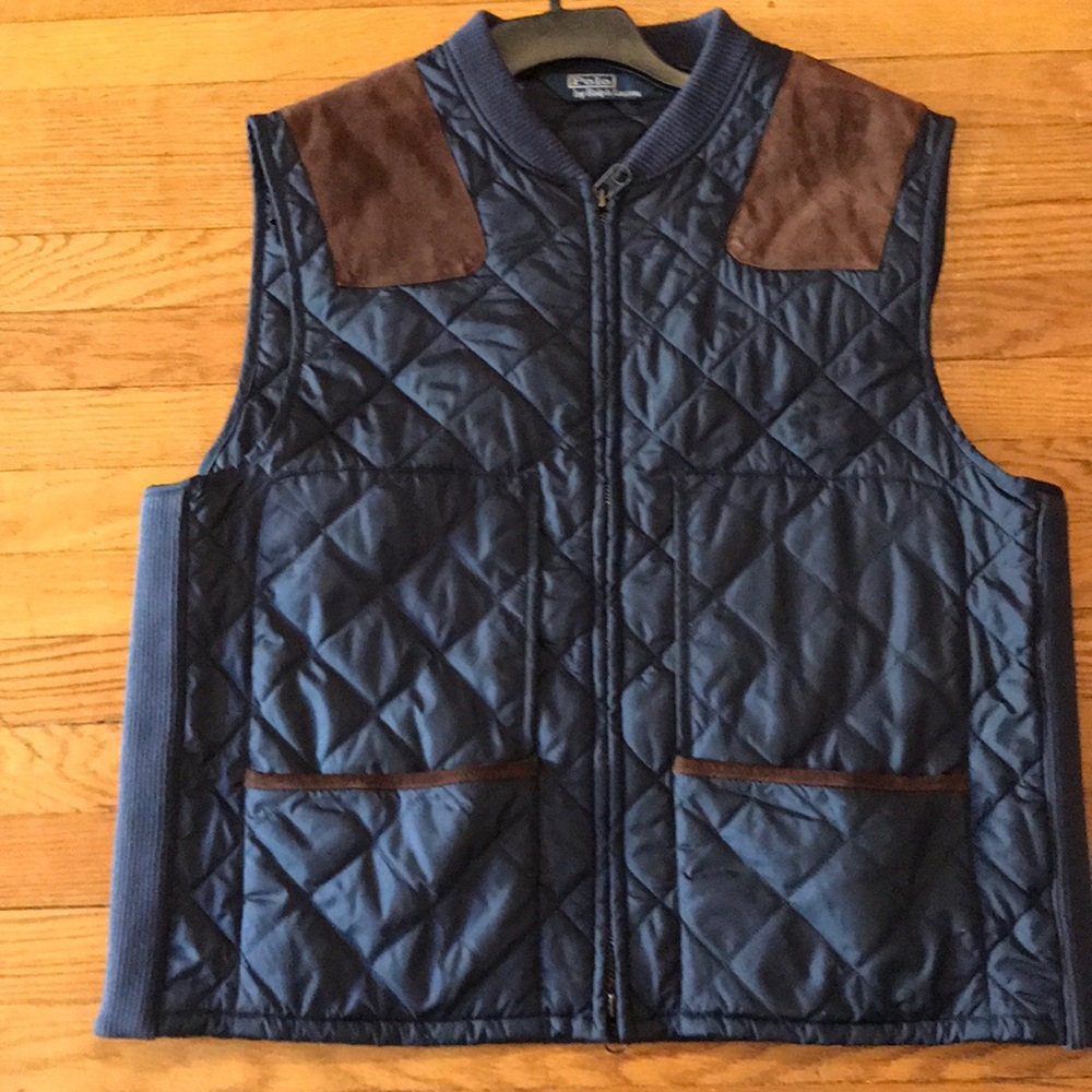 Luxury VEST / SWADE BROWN On the Shoulders POLO